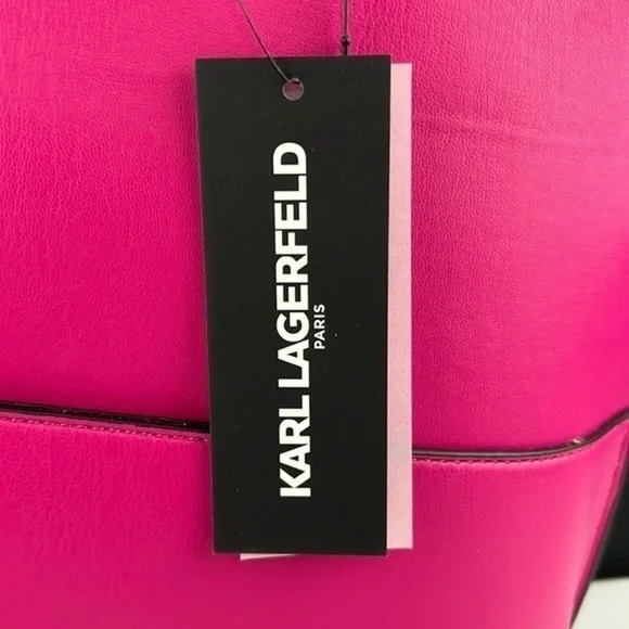 Karl Lagerfeld - ‘Knot - Fuchsia’ 13”x 15”x 5”. NWT. Firm!